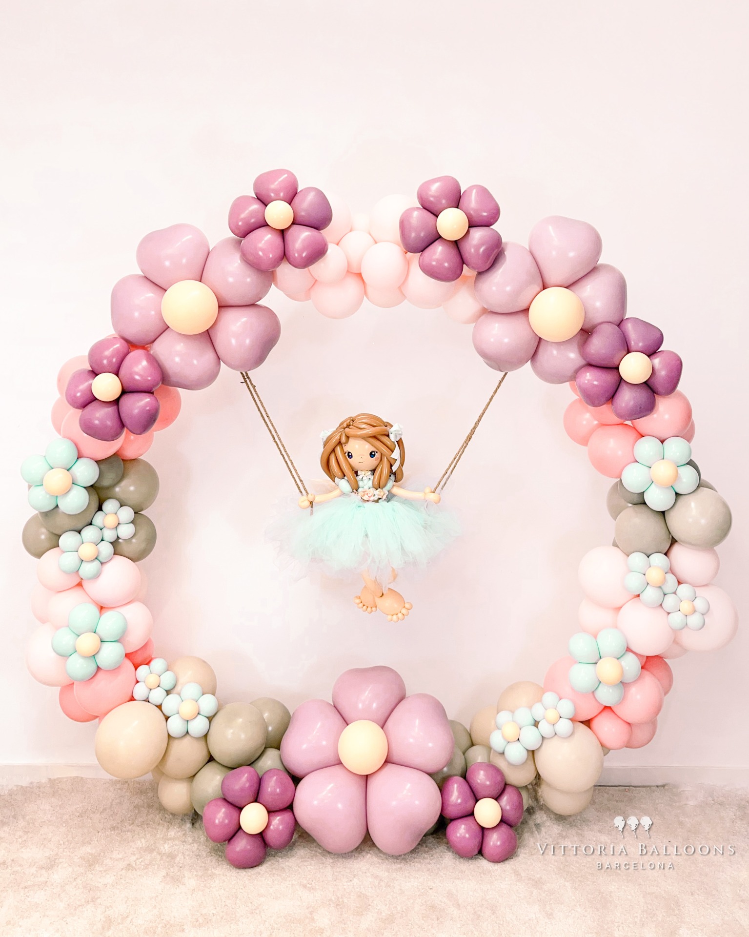 Photocall globos comunión Sant Cugat