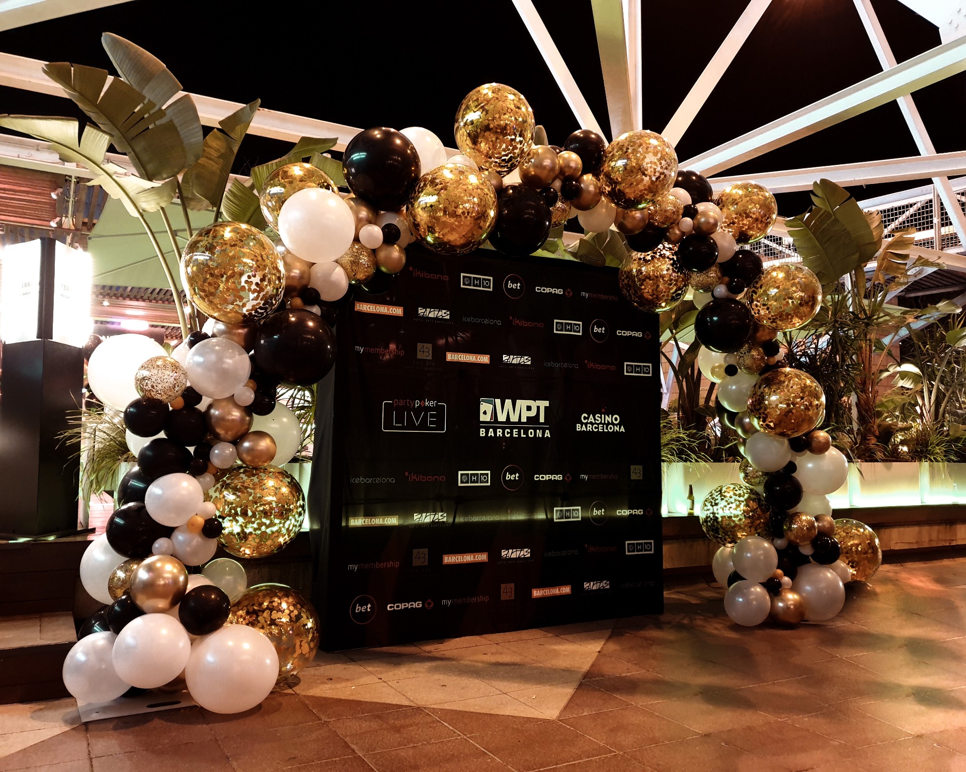 Arco globos Casino Barcelona