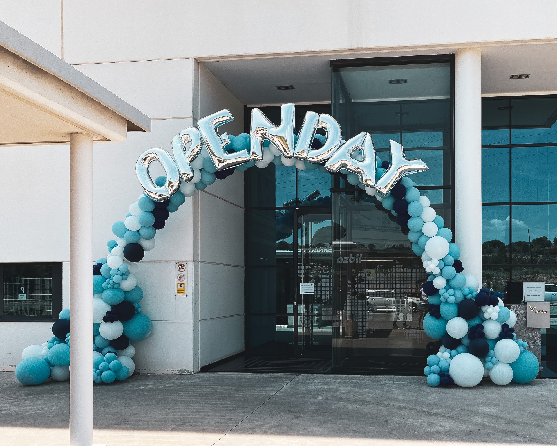 Arco globos evento Terrassa