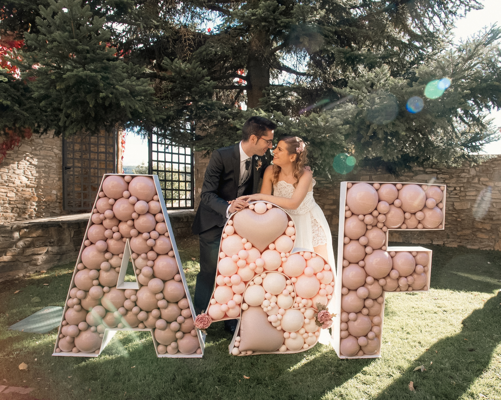 Escultura globos boda Barcelona