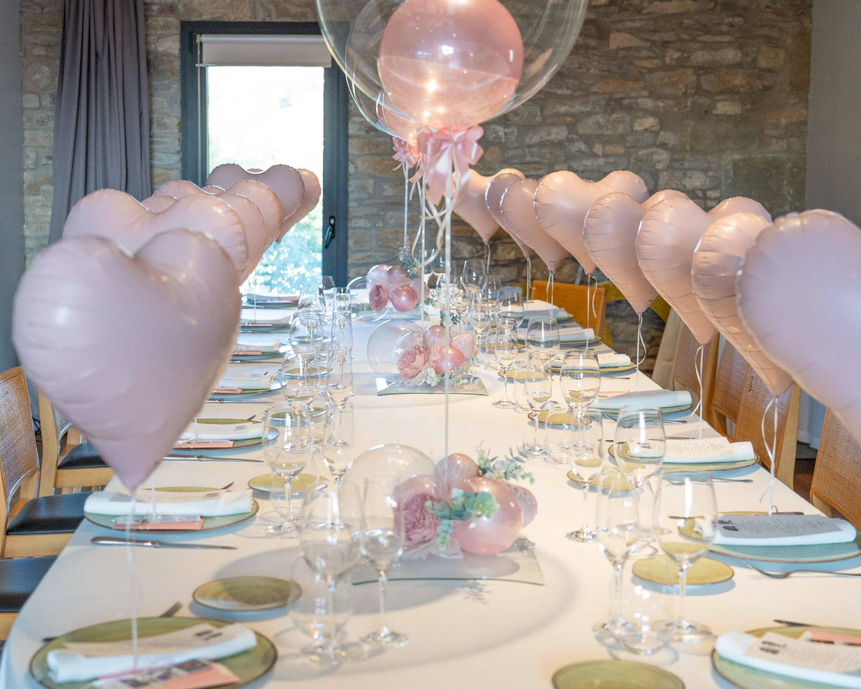 Centros de mesas bautizo Barcelona 