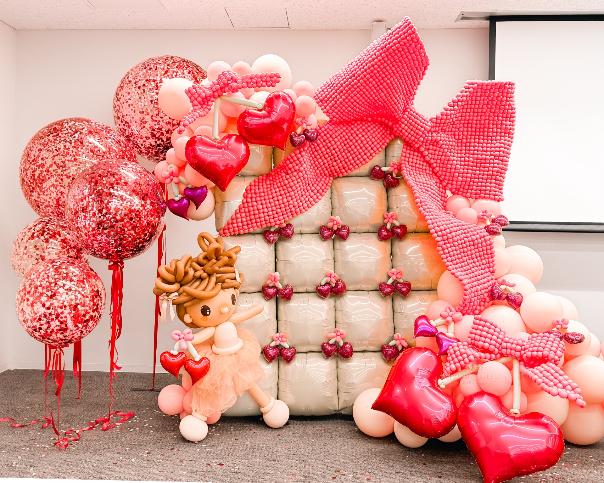 Photocall globos bautizo Sant Cugat