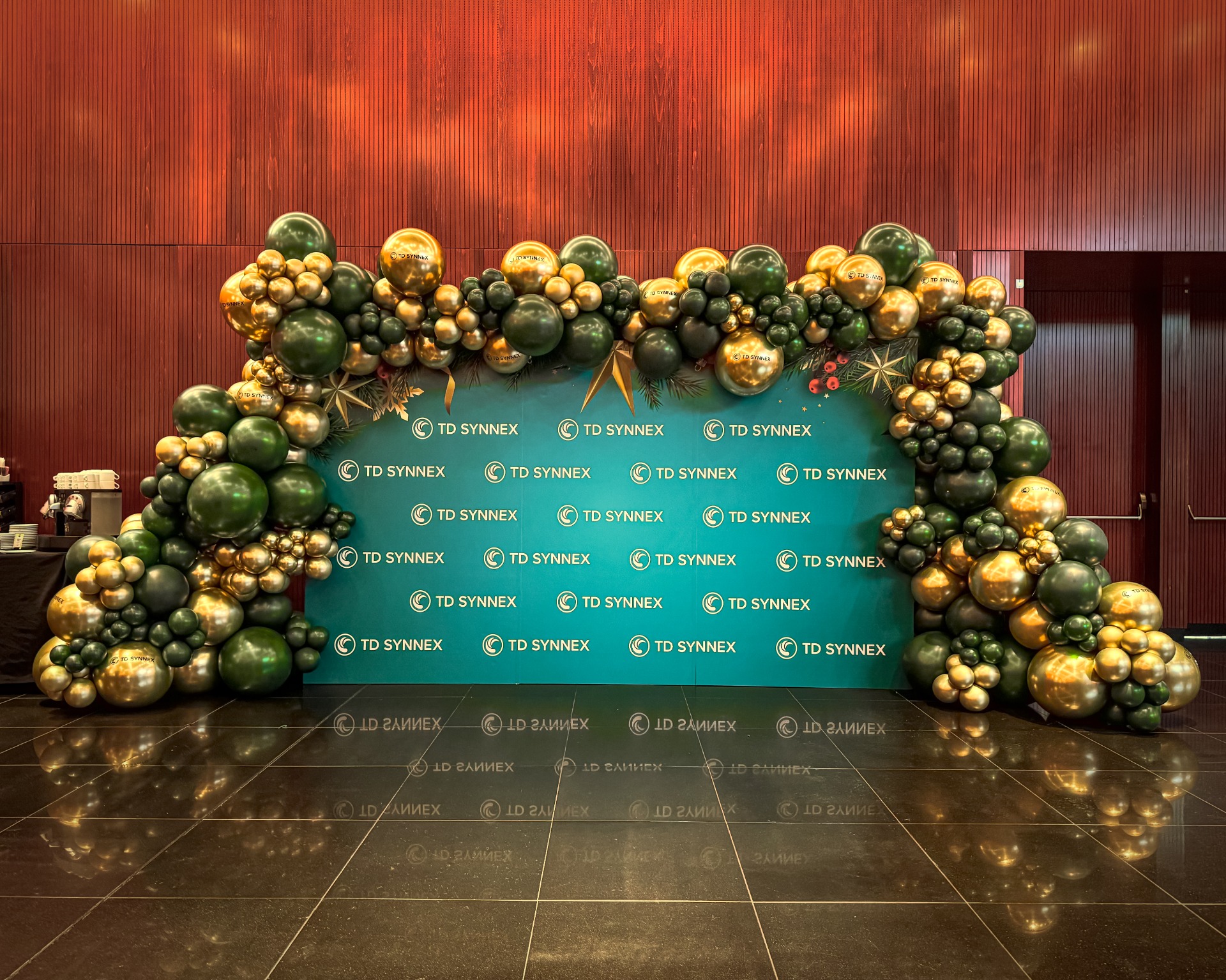 Photocall globos evento empresa Barcelona